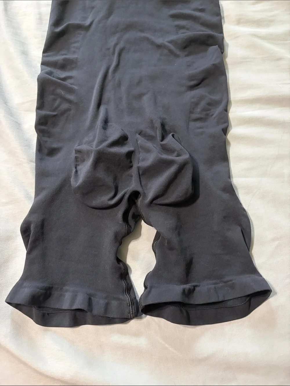 Skims NWOT Seamless Sculpt Mid-Thigh Bodysuit Onyx Black Size XL - Picture 12 of 13